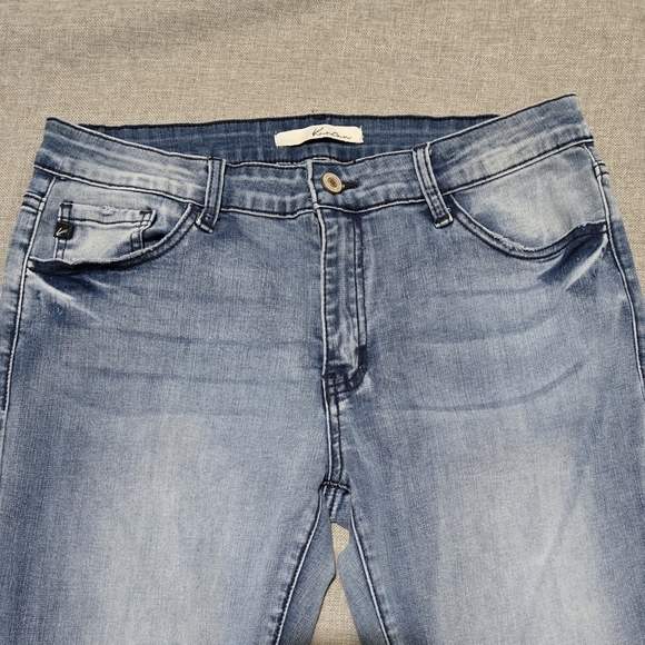 KanCan Jeans Light Blue Stretchy Skinny Jeans Distressed Faded Size W 13 / 30 - Picture 3 of 15
